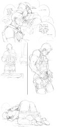 2boys activision anus ass balls bara barazoku beard bulge call_of_duty call_of_duty:_modern_warfare_2 call_of_duty_modern_warfare_2_(2022) clothing dialogue english_text furaitsu gay ghost_(modern_warfare_2) john_mactavish male male/male male_focus male_only manly mask masked_male modern_warfare mohawk mohawk_(hairstyle) muscular_male penis simon_riley skull_mask soap_(modern_warfare_2) solo_male taking_clothes_off text yaoi