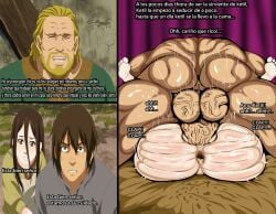 1girls 2boys age_difference before_and_after iamnishu ketil netorare nordic ntr older_male_younger_female older_man_and_younger_girl tagme thora_(vinland_saga) vinland_saga