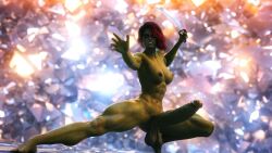 1futa 3d alien alien_futanari erection futa_only futanari gamora guardians_of_the_galaxy guardians_of_the_galaxy_(game) marvel muscular muscular_futanari nude salamandraninja solo sword weapon