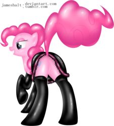 cum equine friendship_is_magic horse jameshalt kinkie_pie latex my_little_pony pinkie_pie_(mlp) pony pussy straight_hair