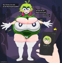 big_areola big_ass big_belly big_breasts big_nipples breasts_bigger_than_head breasts_bigger_than_torso cellulite chubby freckles glasses green_hair huge_breasts huge_nipples massive_breasts memfaultexe nerd piercing piercings pink_hair plump thick_eyebrows thick_thighs verde_(memfaultexe)