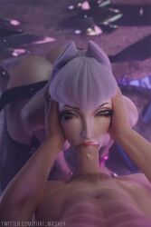 1boy 1boy1girl 1girls 3d :>= all_fours ass athletic_female blowjob deep_blowjob evelynn eye_contact face_fucking fellatio female female_focus holding_head human imminent_creampie implied_deepthroat intimate irrumatio k/da_all_out_evelynn k/da_all_out_series kneeling league_of_legends light-skinned_male lipstick lowres makeup male male_pov mascara oral passionate penis petite pink_lipstick pov pov_crotch pov_eye_contact pov_male pubic_hair red_lipstick riot_games runny_makeup seductive_eyes seductive_mouth seductive_smile stockings sucking sucking_penis that_maskey white_hair yellow_eyes