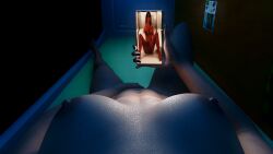 1girls 3d breasts cyberpunk_2077 female female_only jbolt97 masturbation panam_palmer pov solo