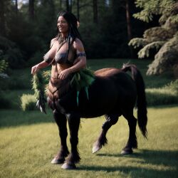 ai_generated centaur centauress futa futanari horse_penis horsecock horsecock_futanari native_american stable_diffusion yasmin