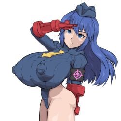 areola areolae big_areola big_areolae big_breasts big_nipples bimbo blue_hair breasts cammy_white_(cosplay) cosplay fire_emblem fire_emblem_awakening gigantic_areola gigantic_areolae gigantic_breasts gigantic_nipples highleg highleg_leotard hips huge_areola huge_areolae huge_breasts huge_nipples hyper_breasts large_areolae large_breasts large_nipples leotard looking_at_viewer lucina_(fire_emblem) massive_breasts milf nipple_bulge nipples nipples_visible_through_clothing puffy_areola puffy_areolae puffy_nipples quarter_(quarter_r18) salute saluting street_fighter