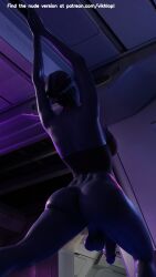 1futa 3d asari_futanari big_penis futa_only futanari liara_t'soni mass_effect solo stretch tank_top vikhlop yoga yoga_mat yoga_pose