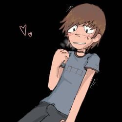 1boy 2024 brown_hair digital_drawing_(artwork) erection male male_only neil_nordegraf scott_pilgrim