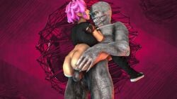 3d ambrosito animated female maeve_(paladins) paladins pink_hair regenerator resident_evil resident_evil_4 tagme video