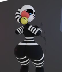 3d ass big_ass blender breasts five_nights_at_freddy's hands_on_breasts kusk759 looking_back marionette_(fnaf) puppet_(fnaf) robot_girl security_puppet_(fnaf) solo yellow_eyes