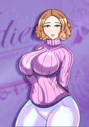 big_breasts haru_okumura karfound persona persona_5 persona_5_royal shin_megami_tensei