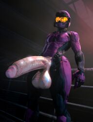 femboy halo_(series) huge_balls huge_cock male male_only redraven52 spartan_(halo) tagme techsuit