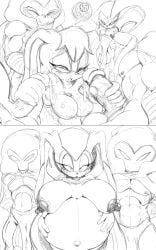 absurd_res anthro archie_comics big_breasts big_penis bottomwear breasts cloak clothed clothing corruption cybernetics cyborg dark_legion echidna female forced forced_transformation genitals group hi_res hyper hyper_pregnancy lagomorph leporid loincloth machine male male/female mammal mature_female monotreme partially_clothed penis pregnant questionable_consent rabbit raccoonshinobi sega sonic_the_hedgehog_(archie) sonic_the_hedgehog_(comics) sonic_the_hedgehog_(series) transformation vanilla_the_rabbit