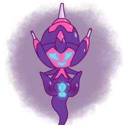 2018 anus blue_anus blue_vulva digital_media_(artwork) female front_view gaping gaping_vagina generation_7_pokemon genitals glowing glowing_anus glowing_genitalia glowing_vulva jk-kino nintendo poipole pokemon pokemon_(species) pussy simple_background solo spread_legs spreading ultra_beast vulva
