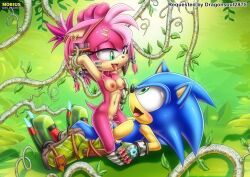 1boy 1girls amy_rose anthro bbmbbf blush breasts cowgirl_position cum cum_in_pussy cum_inside female male male/female mobius_unleashed navel netflix nipples nude open_mouth palcomix penis pussy sega sex sonic_(series) sonic_prime sonic_the_hedgehog sonic_the_hedgehog_(series) teeth thorn_rose tongue tongue_out vaginal vaginal_penetration vaginal_sex