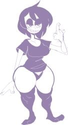 1female 2016 black_hair breasts freckles_on_face killary_(mangneto) kneesocks mangneto original_character shirt thighs underwear