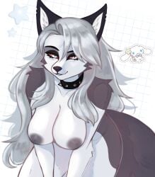 anthro bonnleer furry helluva_boss loona_(helluva_boss) wolf wolf_girl wolf_humanoid