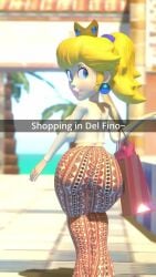 1girls 3d 3d_(artwork) 3d_animation 9:16 animated ass_jiggle ass_shake big_ass big_breasts big_butt bouncing_ass bouncing_butt butt_jiggle butt_shake curvy curvy_female dat_ass delfino_plaza english_text fat_ass fat_butt flare_pants huge_ass jiggling_ass jiggling_butt jojomingles large_ass large_butt looking_back mario_(series) outdoors outside princess_peach short_playtime shorter_than_30_seconds snapchat solo_female sound super_mario_sunshine tagme talking talking_to_viewer thick_ass thick_butt vertical_video video walk walking