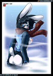 anthro breasts clubstripes female fur furry gnaw lagomorph moira_rider rabbit solo