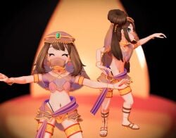 2girls 3d animated arabian_clothes armpits banchouforte belly_dance belly_dancer belly_dancer_outfit contest_dress dancer dancing face_veil female female_focus game_freak gamefreak harem harem_girl harem_outfit may_(pokemon) may_(pokemon)_(arabian_princess) mp4 music pokemon pokemon_bw pokemon_rgby rosa_(pokemon) shorter_than_30_seconds sound video