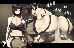 1boy 1boy1girl 1boys 1girl 1girl1boy 1girls abs ai_generated asian asian_female belly_button black_bra black_bra_straps black_lingerie blue_eyes blue_eyes_female chainsaw_man eyepatch female female_penetrated garter_belt garter_belt_leggings garter_straps himeno himeno_(chainsaw_man) japanese japanese_female male male/female male_penetrating male_penetrating_female muscle muscles see-through_thighhighs tagme thiccwithaq_(ai_style) thigh_highs thighhighs thighs