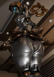 3d ass_focus big_ass big_butt bubble_ass bubble_butt curvy_figure fembot from_behind huge_ass huge_butt large_ass league_of_legends looking_at_viewer looking_back metallic_body orianna robot robot_girl round_ass round_butt sexbot shaohuu thick_ass thick_thighs