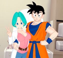 bulma_briefs dragon_ball dragon_ball_z future_bulma future_gohan son_gohan tagme waifumaker