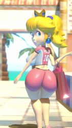 1girls alternate_costume alternate_version_available animated ass behind_view big_ass big_breasts blonde_hair bubble_butt curvaceous curvy delfino_plaza female female_only high_heels high_resolution highres huge_ass huge_breasts jiggle jiggling_ass jiggling_breasts jojomingles juicy_butt large_ass large_breasts long_legs mario_(series) mario_strikers nintendo patreon pink_shorts pov pov_eye_contact princess_peach shopping solo solo_female sound spandex_shorts super_mario_sunshine tagme talking_to_viewer thick_thighs thighs video volleyball_uniform walk_cycle walking wide_hips wobble wobbling_ass