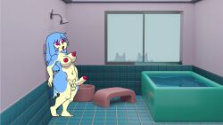 16:9 2024 animated anthro areola ass balls bathroom bathtub big_butt big_penis black_nose blue_body blue_ears blue_fur blue_hair blue_tail breasts canid canine canis charliepops charliepops closed_eyes digital_media_(artwork) domestic_dog erection eyeshadow fur genitals group gynomorph hair hand_on_own_penis hand_on_penis inside intersex long_hair looking_pleasured looking_through looking_through_window loop makeup male mammal masturbation multicolored_body multicolored_fur navel nipples nude penile penile_masturbation penis pink_areola pink_eyeshadow pink_nipples short_playtime solo_focus standing tail thick_thighs tongue tongue_out trio two_tone_body two_tone_fur two_tone_tail voyeur widescreen window yellow_body yellow_fur yellow_tail