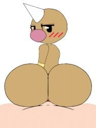 1boy 1boy1girl 1girls animated annoyed anon anthro ass beat_banger big_ass blush brown_body brown_skin bug female female_focus garfieldreal12 gif insect larva loop looping_animation male perfect_loop pokemon sex sex_from_behind transparent_background vaginal_penetration vaginal_sex weedle