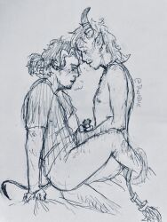 demon frottage gay male mutual_handjob oc original_character