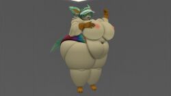 big_breasts breasts busty_boy chubby eeveelution furry huge_breasts leafeon nintendo overweight pokemon pokemon_(species) queenofthekabuto thick_thighs wide_hips