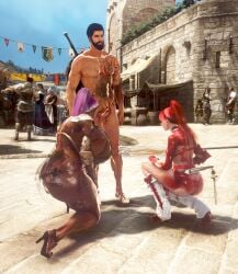 3d bdo big_cock big_penis bimbo black_desert_online body_writing cow_tits cumdumpster dark_elf degradation elf high_heels huge_breasts humiliation onahole penis screenshot tattoo tattoos thick_thighs thighs warrior_(black_desert) woosa