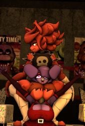 3d animatronic ass big_ass big_breasts bonfie bonfie_(cryptia) bonnie_(cally3d) bonnie_(fnaf) broly_culo broly_culo_getting_choked_by_cheeks cally3d cryptiacurves eyepatch fexa fexa_(cally3d) fexa_(cryptia) five_nights_at_freddy's fox fox_ears foxy_(cally3d) foxy_(fnaf) fredina's_nightclub furry meme purple_body purple_hair purple_skin rabbit red_body red_hair red_skin smiling