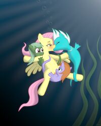 cunnilingus female fluttershy_(mlp) friendship_is_magic jepso kissing my_little_pony oral oral_sex pearl_necklace pussy seapony sex smooth_skin underwater vaginal_penetration yuri