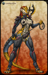 1futa aleisandra anthro areolae armor axe ball_tattoo balls beige_skin black_nipples blue_eyes breast_tattoo breasts claws color curvy dragon dragonborn ear_piercing erect_nipples erection frenum_ladder frenum_piercing front_view futa_only futanari hair holding horns huge_breasts intersex landingzone large_penis lip_piercing looking_at_viewer markings navel navel_piercing nipple_piercing nipples nude open_eyes orange_skin penis penis_piercing piercing red_hair scalie solo standing tail tattoo toeless_socks unconvincing_armor weapon whip