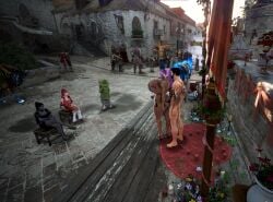 3d bdo big_cock big_penis bimbo black_desert_online body_writing cow_tits cumdumpster dark_elf degradation elf high_heels huge_breasts humiliation onahole penis screenshot tattoo tattoos thick_thighs thighs warrior_(black_desert)