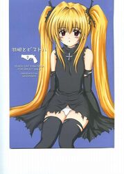 1girls black_cat_(series) blonde_hair eve_(black_cat) female female_only flat_chest solo tagme