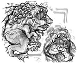 beetlbewbs female handjob male male/female monster monster_fucker oral resident_evil resident_evil_8:_village salvatore_moreau self_insert tentacle teratophilia