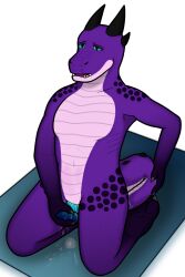 2:3 abstract_background alpha_channel anal anal_sex anthro belly_blush blue_eyes blush bodily_fluids body_blush claws dildo dildo_in_slit dildo_insertion dripping genital_fluids horn kobold littlegaydragon male mirabilis penetration precum precum_drip purple_body reptile scalie sex_toy sex_toy_in_slit sex_toy_insertion slit_juice slit_penetration slit_play solo stomach_bulge tail tail_fetish tail_in_ass tail_in_own_ass tail_insertion tail_play