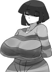 female frisk from undertale by spacemelon