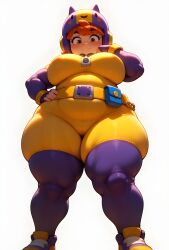 1girls ai_generated bea_(brawl_stars) big_ass big_breasts big_butt brasil_louco brawl_stars bubble_ass bubble_butt chubby chubby_female clothed clothed_female curvaceous curvy curvy_body curvy_female curvy_figure female female_focus female_only full_body fully_clothed huge_breasts large_ass looking_at_viewer looking_down seducing seducing_viewer seductive seductive_look seductive_pose seductive_smile sexy sexy_body sexy_pose shortstack simple_background solo solo_female solo_focus supercell tagme teen teen_girl teenage_girl teenager thick thick_ass thick_body thick_butt thick_legs thick_thighs voluptuous voluptuous_body voluptuous_female white_background