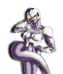 artist_request cooler_(dragon_ball) dragon_ball dragon_ball_z female frieza_race genderswap_(mtf) purple_skin rule_63 tagme