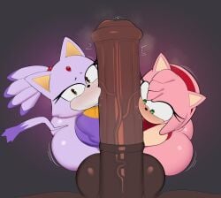 amy rose from sega by g3mma