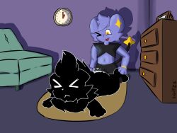 2025 4:3 ambiguous_gender anal anal_sex anthro anus bedroom black_body blue_body bodily_fluids canid canine clock closed_eyes colored cum cum_in_ass cum_inside cum_splatter cum_stain detailed_background duo fan_character felid feline fox from_behind_position fur furniture gay gay_anal gay_male gay_sex generation_4_pokemon generation_5_pokemon genital_fluids genitals hi_res homosexual homosexual_male homosexual_sex lying lying_on_ground lying_on_rug lynxsparx male male/ambiguous male/male male_penetrated male_penetrating male_penetrating_ambiguous male_pokemon mammal nintendo nude on_front on_ground penetration penile penile_penetration penis penis_in_ass pokemon pokemon_(species) rug sex shadow_creature shadow_pokemon shinx smile smiling_at_another smiling_at_partner sofa solo_male spread_legs spreading unusual_anatomy waltz_katt yaoi yellow_eyes zorua