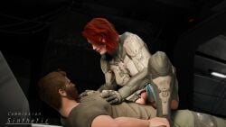 1boy 1girls 3d 3d_(artwork) 3d_animation 3d_model animated ass bed blender bottomless breasts cowgirl_position cum cum_drip cum_in_pussy cum_inside cum_inside_request cum_leaking cum_leaking_out_of_pussy dialogue facial_hair female ginger ginger_female ginger_hair halo_(series) hand_on_chest intimate jiggle jiggling_ass jiggling_breasts kaitlyn_sinclair_(mayhem_b147) longer_than_30_seconds looking_pleasured lovers lying lying_on_back lying_on_bed male medium_hair moaning moaning_in_pleasure oc penis pleasure_face pussy red_hair riding riding_penis round_two scottish scottish_accent sex_after_cumming sinthetic sound spartan_(halo) spartan_iv_(halo) tagme techsuit vaginal_penetration vaginal_sex video