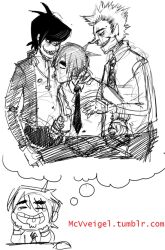 2d_(gorillaz) chibi daydream daydreaming dreaming dreaming_about_sex gay gay_male gay_sex gorillaz hannibal_niccals happy happy_male jerking_off jerking_off_another jerking_off_hand_motion jerkingoff jerkingoff_another male male/male/male male_only mcvveigel murdoc_niccals orgy penis penis_out sharp_teeth skinny sucking sucking_nipples threesome touching_chest upside_down_cross yaoi