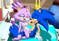 blaze the cat from sega by bbmbbf
