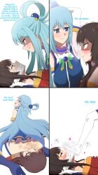 aqua (konosuba) from kono subarashii sekai ni shukufuku wo! by zerozero