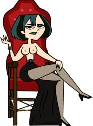 alpha_channel egordon003 for_sticker_use gwen_(tdi) png sticker_template tagme topless total_drama total_drama_island transparent_background transparent_png