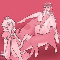 princess peach from death battle by ninjakitty